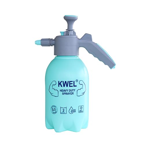 KREN Heavy Duty 2 Litre Garden Pump Pressure Sprayer, Lawn Sprinkler, Water Mister, 2-in-1 Spray Bottle