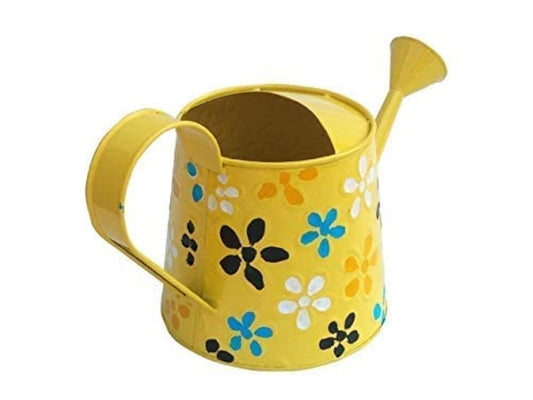 Sapphire Haven 2.5L Metal Planters Round Watering Can – Rust-Free, Home Decor & Gardening Gift