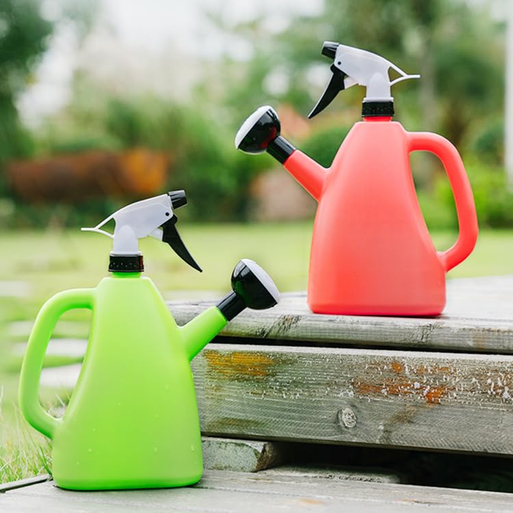 Kresto 2-in-1 Watering Can & Sprayer Bottle with Adjustable Nozzle for Gardening and Flower Plants Care