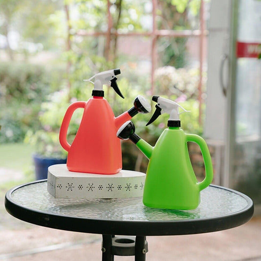 Kresto 2-in-1 Watering Can & Sprayer Bottle with Adjustable Nozzle for Gardening and Flower Plants Care