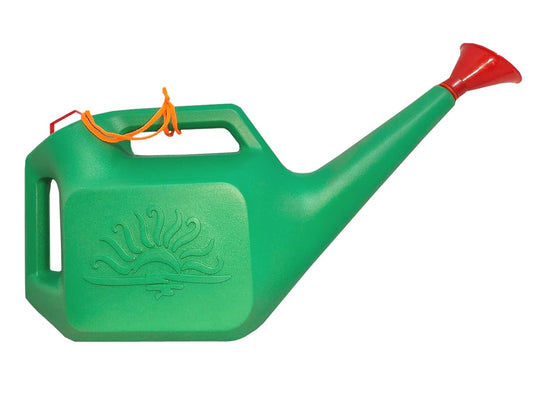 BLOSSOMJI Green Plastic Watering Can with Sprayer for Indoor & Outdoor Plants Garden Shower