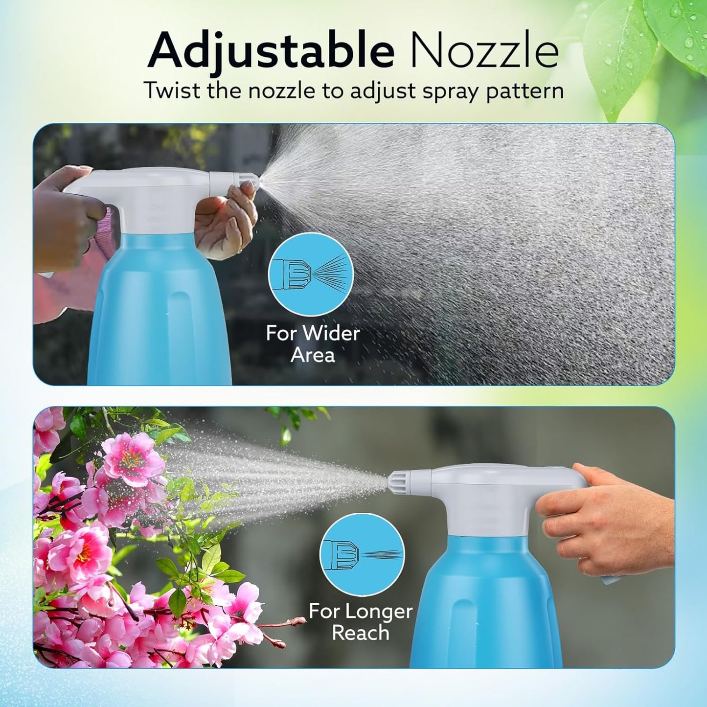 Arboris Elite 2L Electric Sprayer, Automatic Watering for Indoor and Outdoor Plants