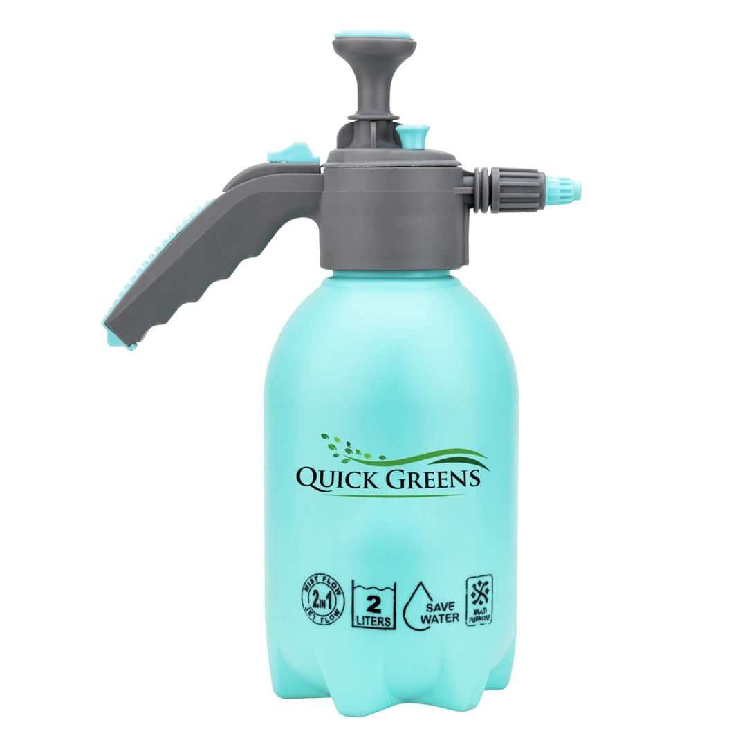 QuickGrow 2L Multipurpose Hand Pump Pressure Sprayer for Gardening, Plants, Lawn & Cleaning Tasks