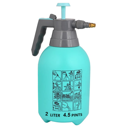 OZELYN 2L Multipurpose Classic Hand Pump Sprayer for Water, Gardening, Car Cleaning & Sanitising