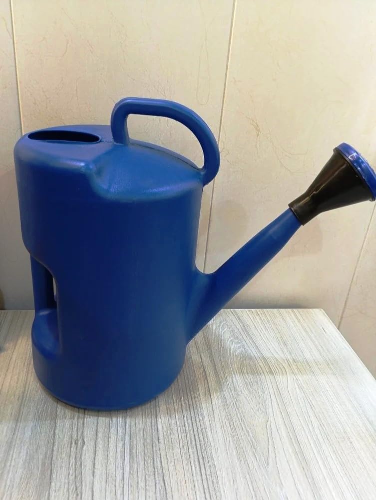 Wondria 5L Plastic Watering Can with Sprayer | Garden Plant Shower Can | Indoor Outdoor Plant Sprinkler
