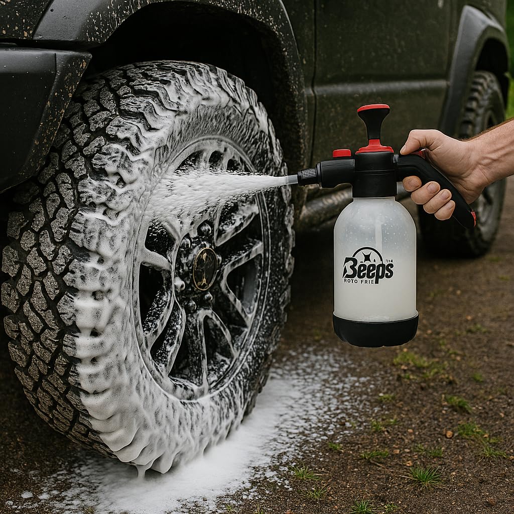 BLITZCLEAN Foam Sprayer for Car & Bike, Home Cleaning | High-Pressure Blaster, Adjustable Nozzle