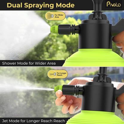 Prylo 3L Multifunctional Manual Garden Spray Pump Bottle with Nozzle Handheld Mist for Plants & Cleaning