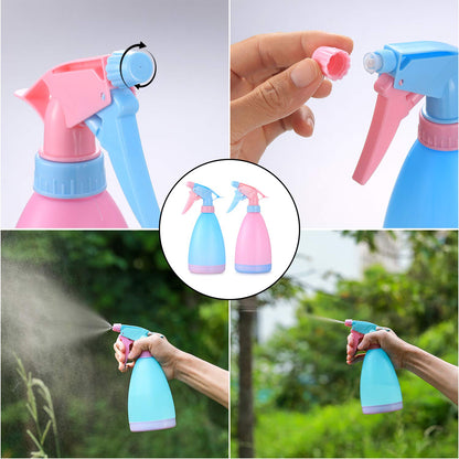 Termia 2PCS Large 500ml Spray Bottles, Refillable Plastic Plant Mister for Watering & Cleaning