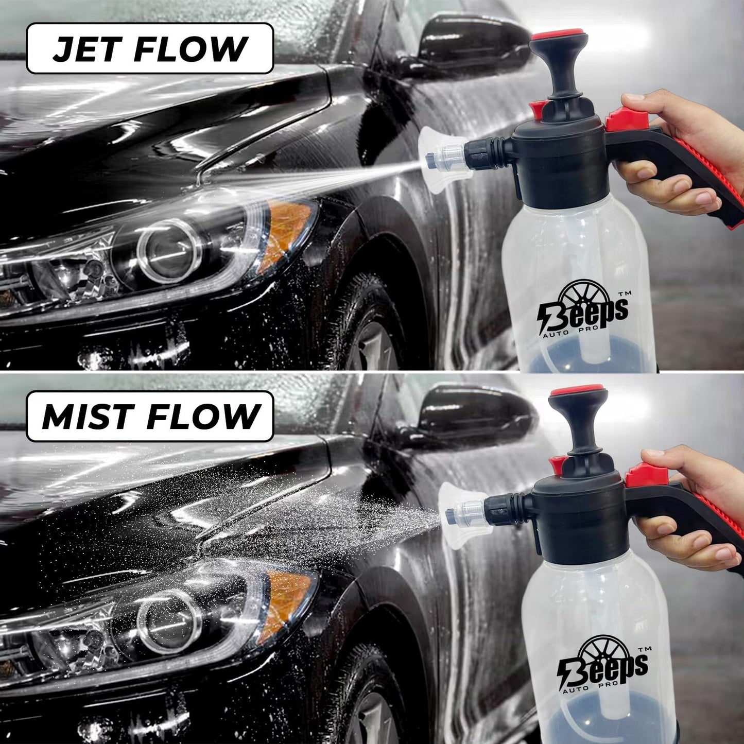 BLITZCLEAN Foam Sprayer for Car & Bike, Home Cleaning | High-Pressure Blaster, Adjustable Nozzle